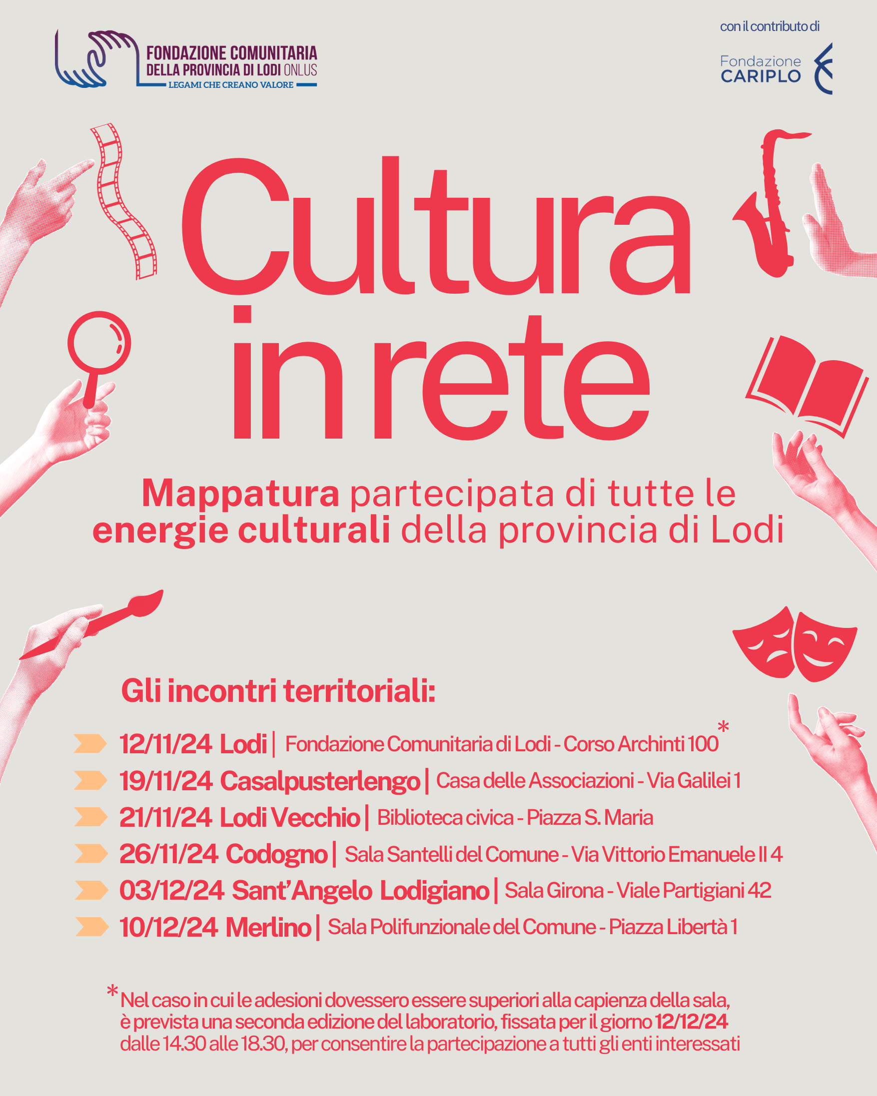 Cultura in rete - Mappatura partecipata di tutte le energie culturali 